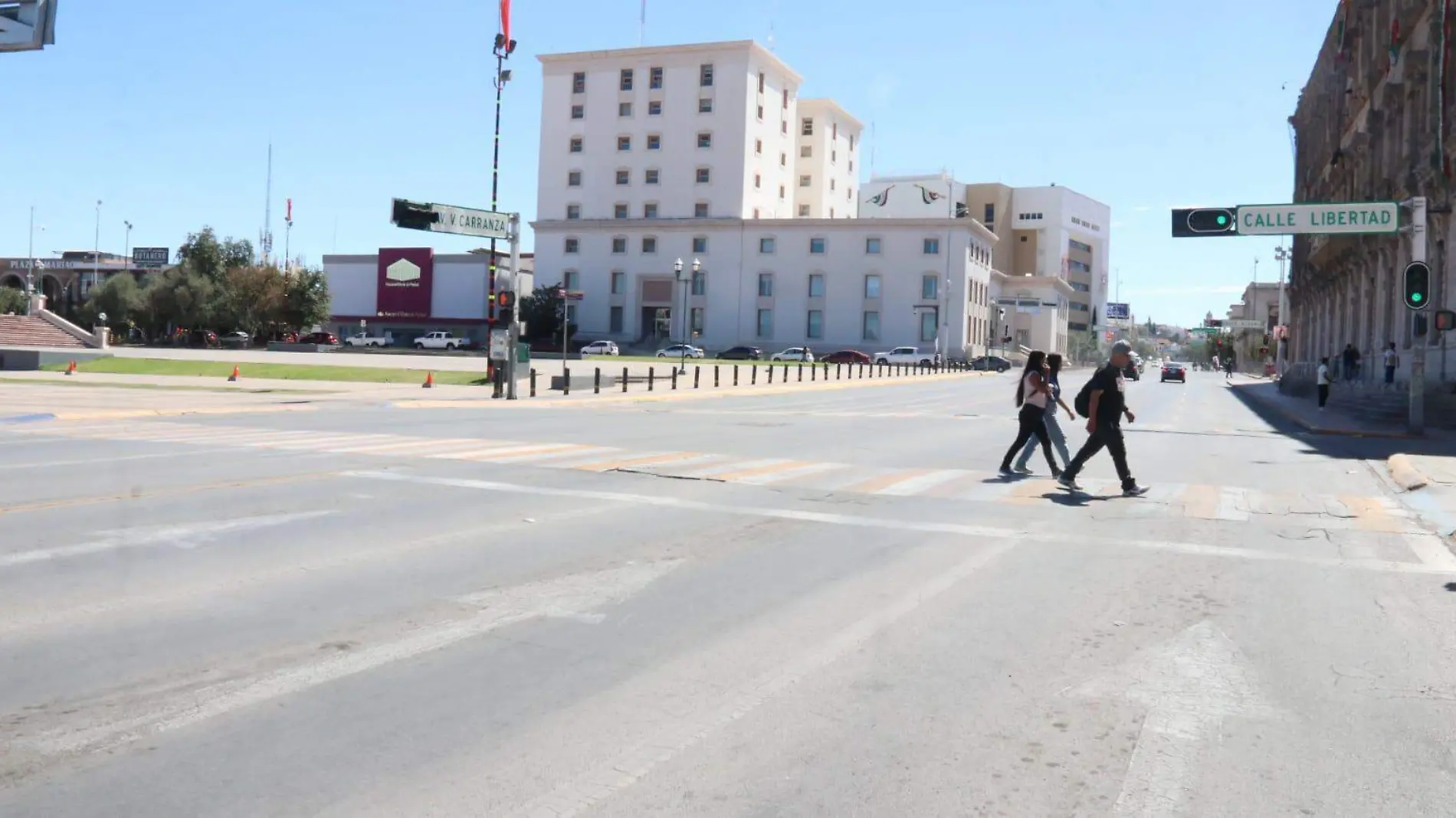 calles vacías por día de asueto